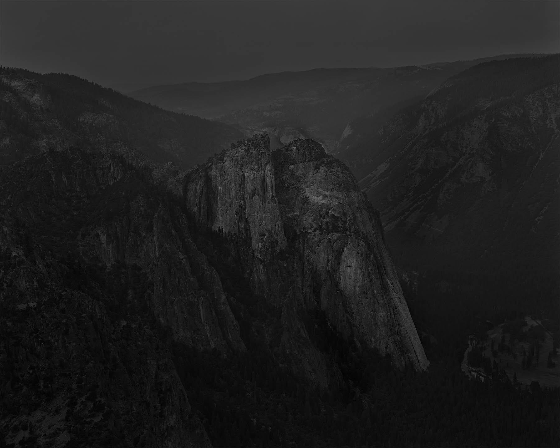Cathedral Rock from Taft Point Yosemite 2012 - Photo by Adam Katseff